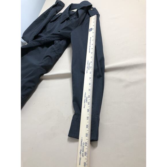 Lily Aldridge Jacket Coat Women’s 6 Blue Full Zipper Front Long Sleeve Military - Picture 13 of 13